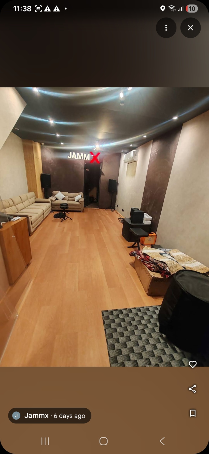JAMMX studio interior